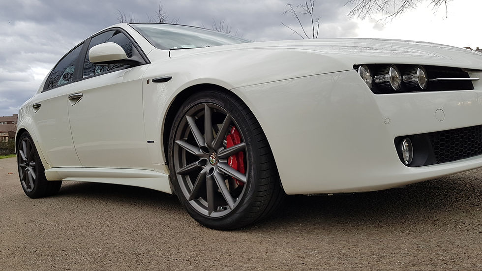 Alfa Romeo 159 Ti bromsdetailing