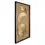 Thumbnail: Richmond Wall Art Eden - Abstract goud op taupe/zandkleur, voor moderne interieurs.
