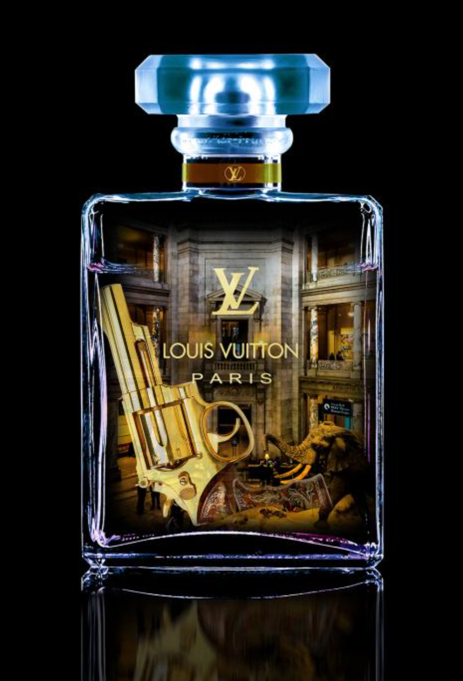Thumbnail: Fashion Bottle- Gold, Red, Blue or Pink