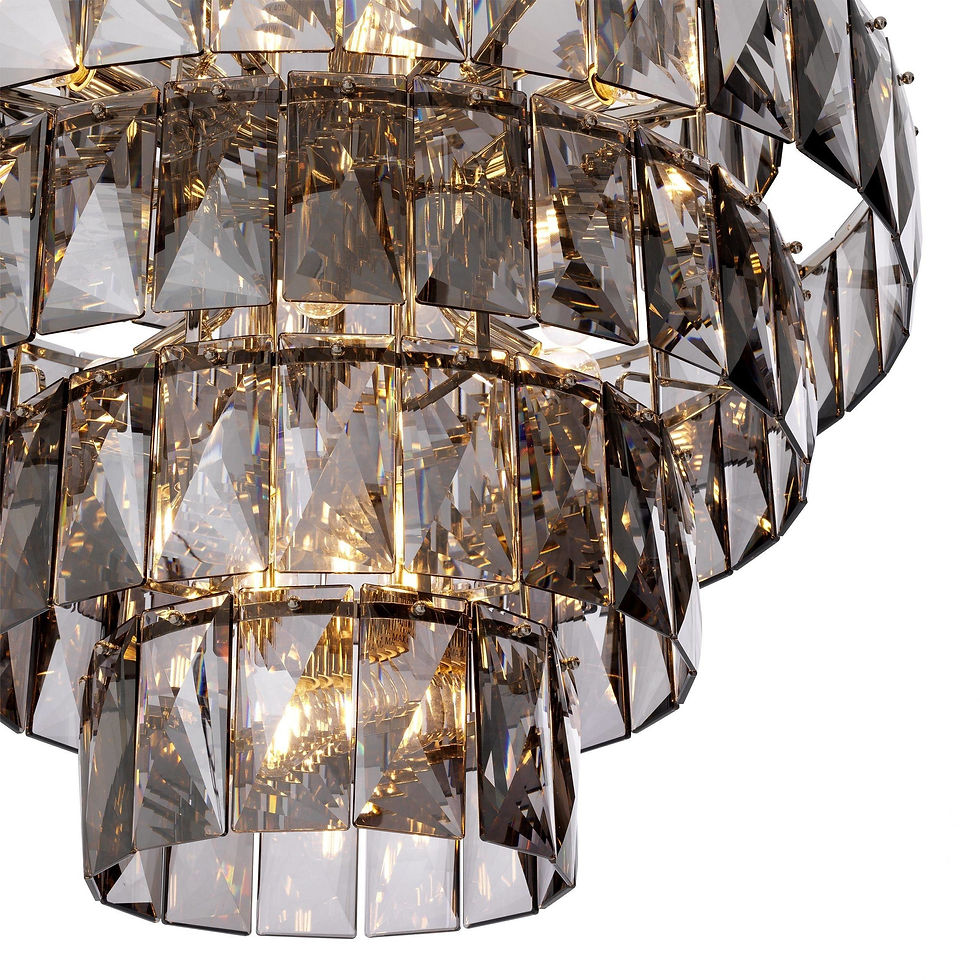 Thumbnail: Eichholtz - Chandelier Amazone 'L' Smoke Glass