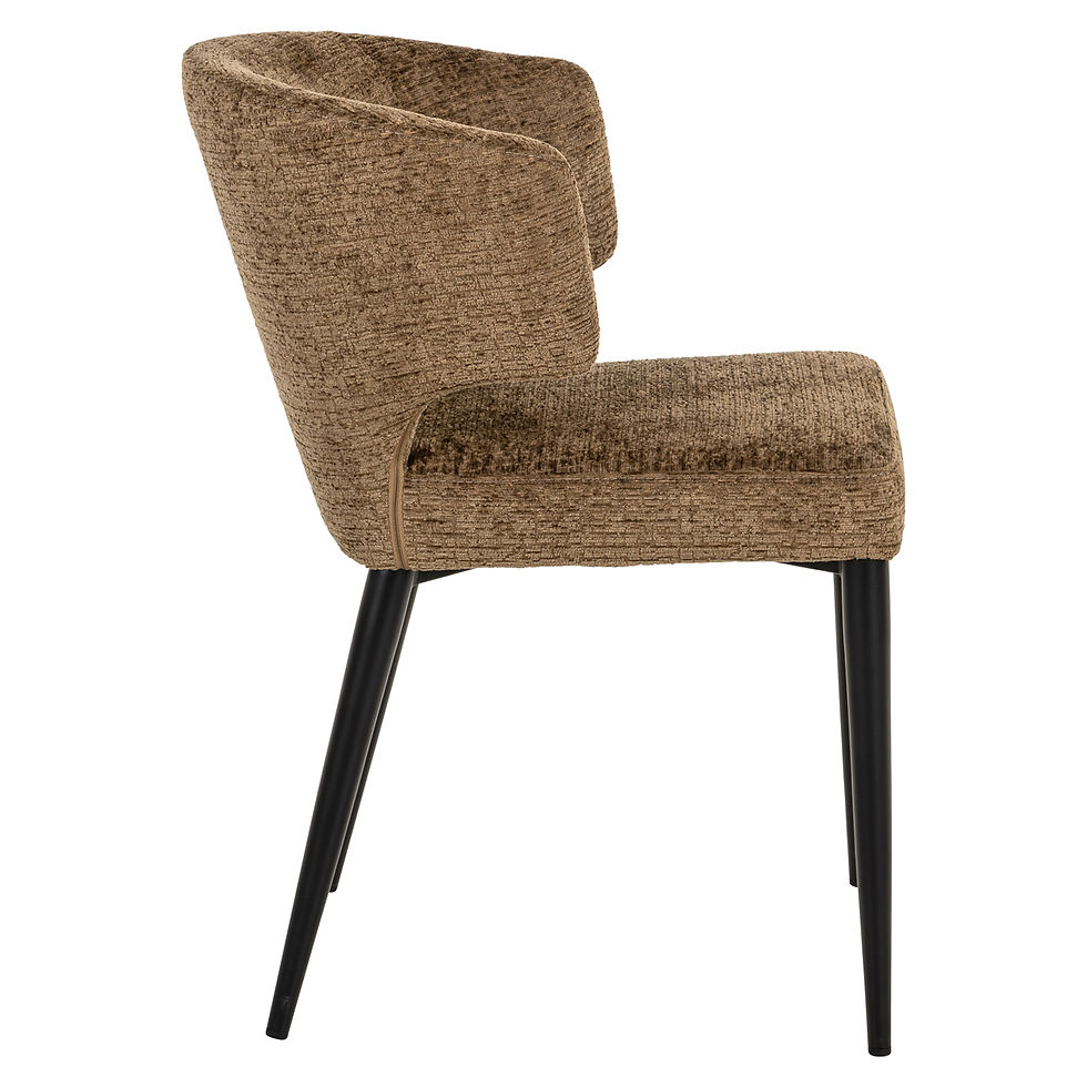 Thumbnail: Eetkamerstoel Taylor brandy fusion fire retardant