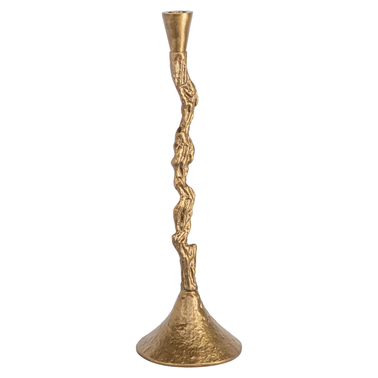 Kandelaar Mona brass antique