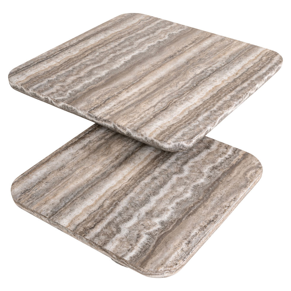 Thumbnail: Salontafel Dulce grey (denizly) – Set van 2