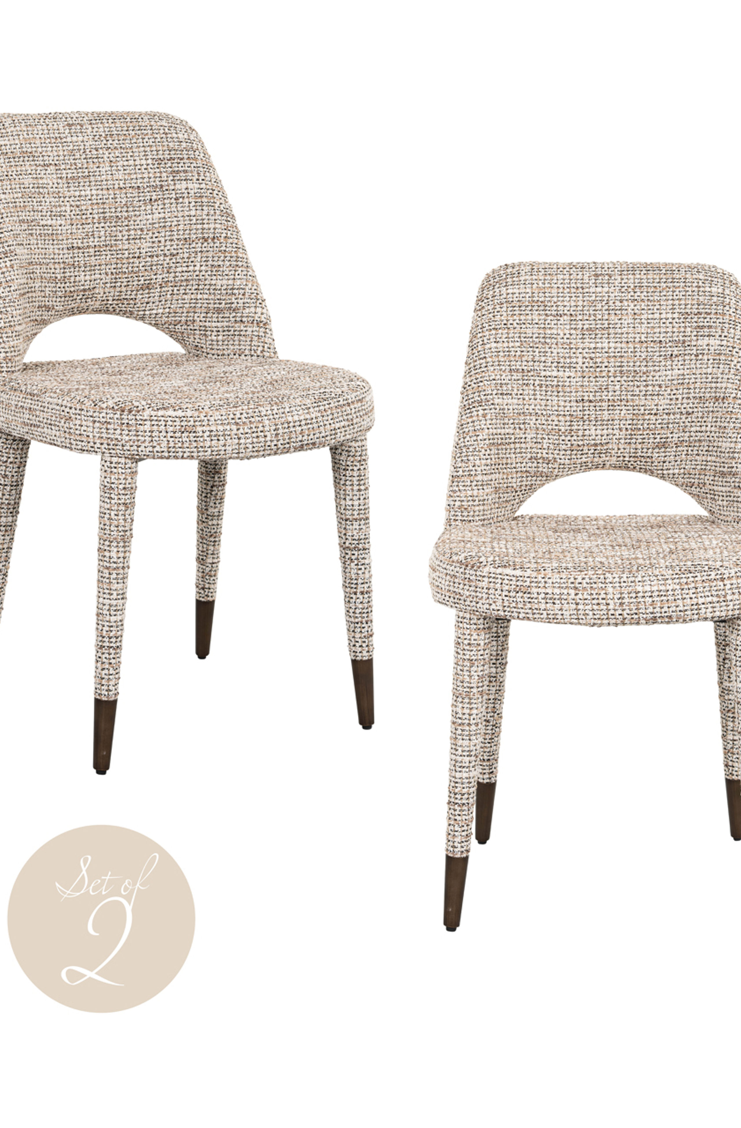 Eetkamerstoel Cecilia Trendy Nature – Set van 2