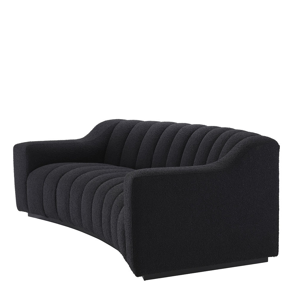 Thumbnail: Eichholtz - Sofa - Kelly - S - Bouclé Black