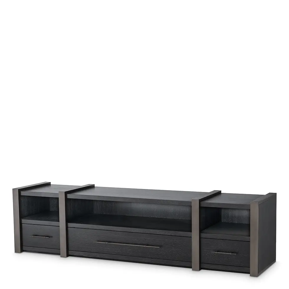 Thumbnail: Tv Cabinet Canova Charcoal Grey Oak Veneer