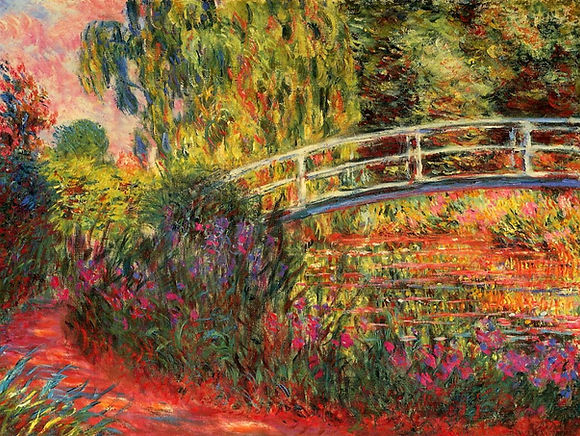 Claude Monet - 1900 - The Japanese Bridge | Art-Empire