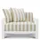 Thumbnail: Outdoor Chair Cap-Antibes – Luxe Tuinstoel in Streepdesign van Eichholtz met matte witte afwerking en beige gestreepte stof.