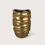 Thumbnail: Stijlvolle gouden Wefy Vaas van Pot & Vaas, gemaakt van Polyresin, perfect voor decoratie.