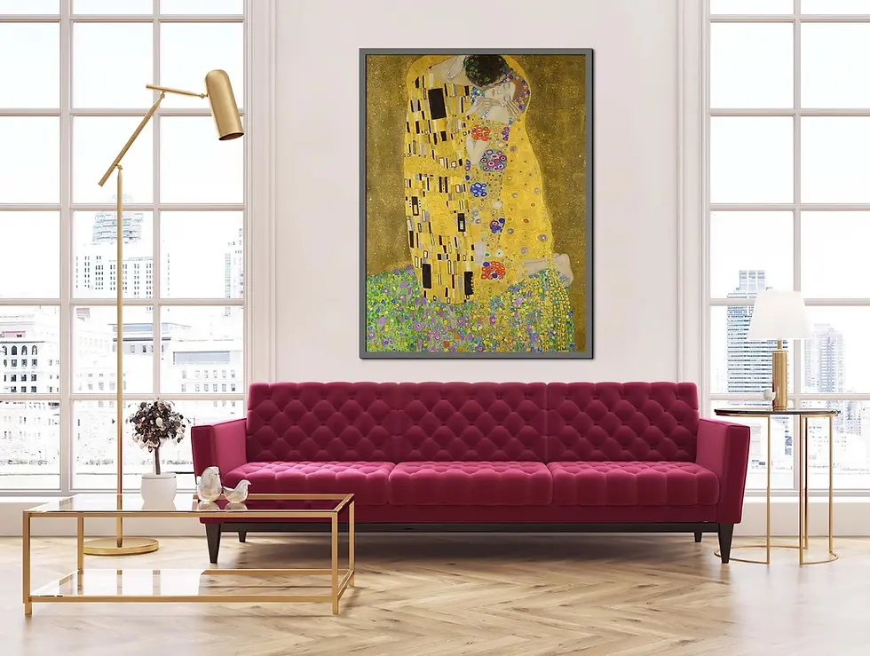 Thumbnail: 'Gustav Klimt' - The Kiss, 1900