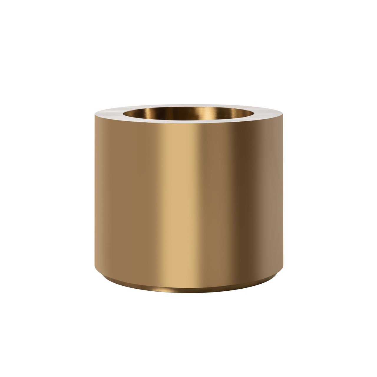 Plantenbak Donna brushed gold 60Ø
