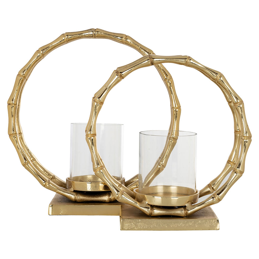 Thumbnail: Windlicht Merlyn gold large