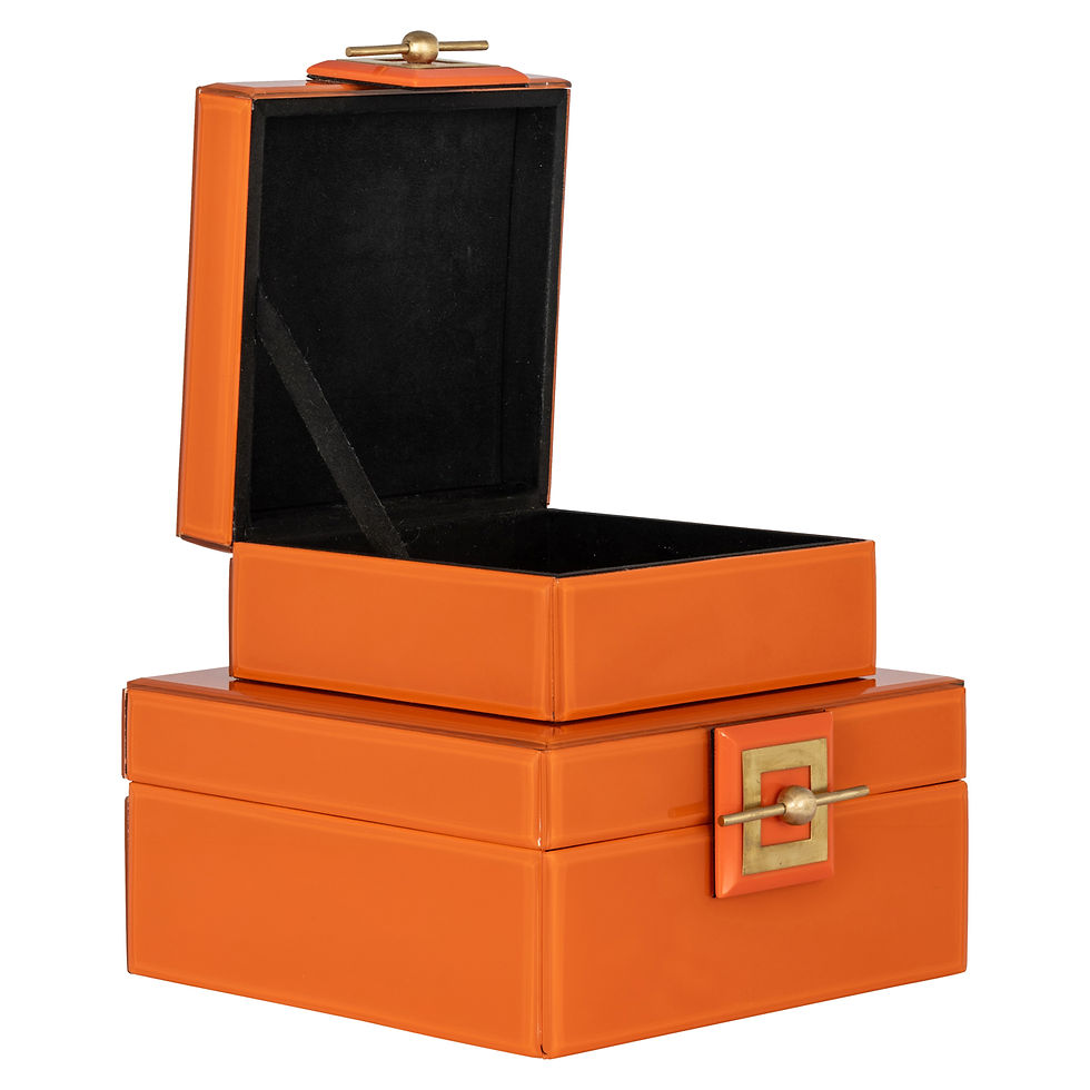 Thumbnail: Opbergdoos Bodine orange small