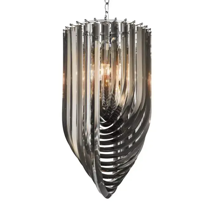 Eichholtz - Hanging lamp - 'Murano - M - Smoked - ø 35 x H. 65 cm
