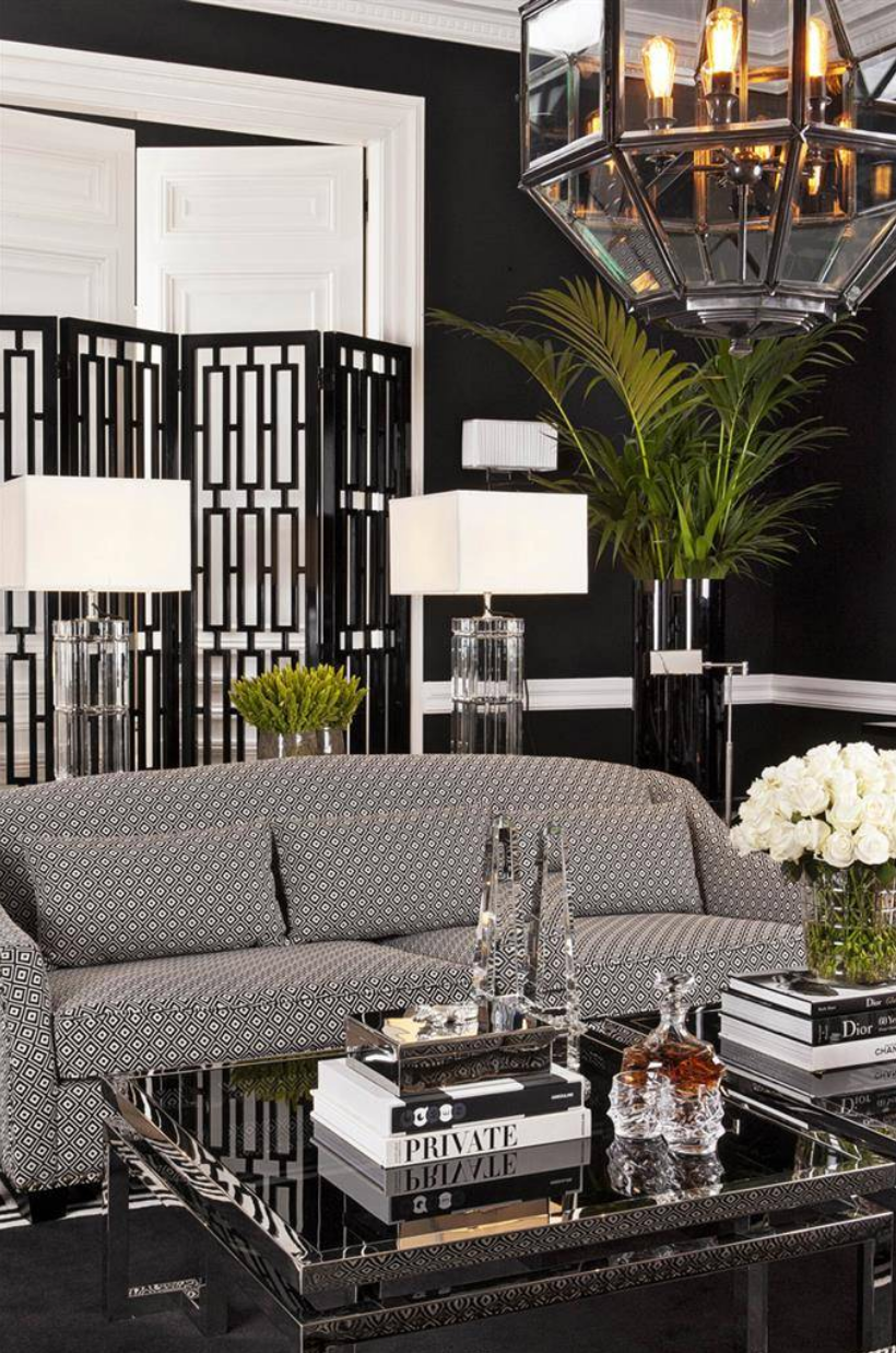 Thumbnail: Eichholtz - Design bijzettafel - Palmer - Nickel