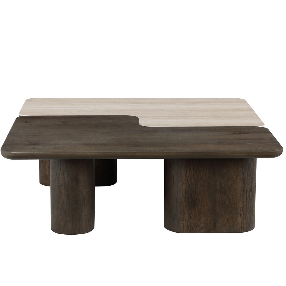 Thumbnail: Salontafel Nando brown – Set van 2
