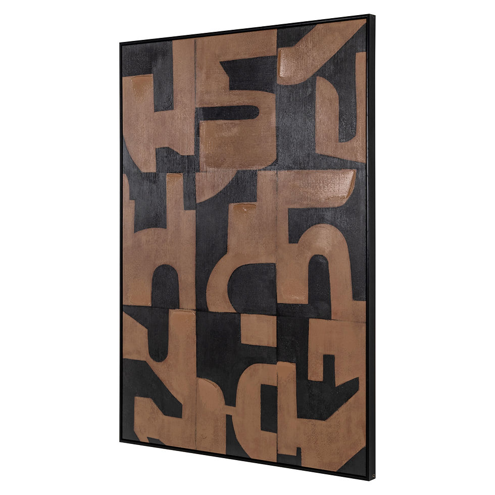 Thumbnail: Wanddecoratie Cascade brown