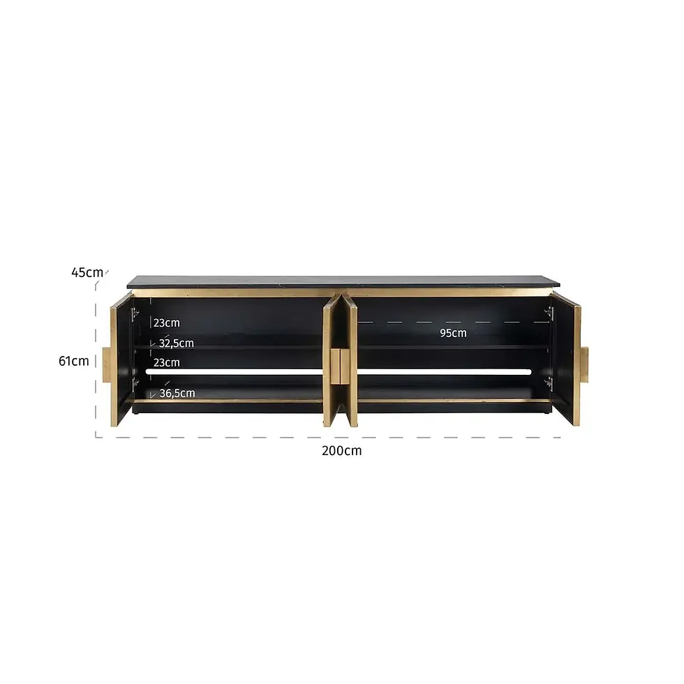 richmond-tv-dressoir-ironville-goud-4deurs-marmer