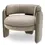 Thumbnail: Chair Chaplin- Savona greige velvet | savona grey velvet piping