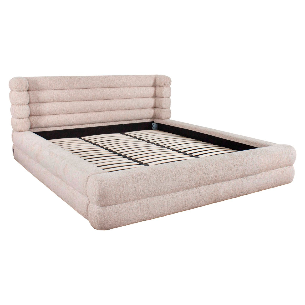 Bed Obidis natural linear 180x210 – exclusief matras met opbergruimte