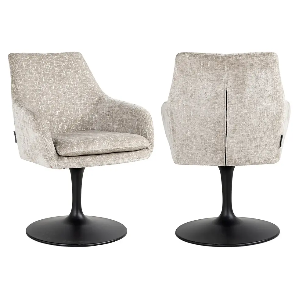 Thumbnail: draaifauteuil island pearl richmond interiors luxe fauteuil draaibaar