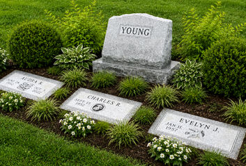 Family and Estate headstones and footstones