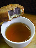 dorayaki e té