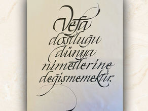 Turkish Calligraphy Art