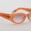 Miniature : lunettes de soleil jacquemus ovalo Milky Amber