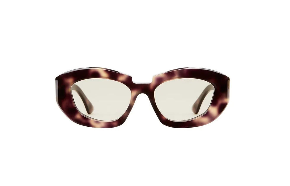 Lunettes de soleil Kuboraum mask X23 pink tortoise