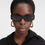 Miniature : lunettes Jacquemus Ovalo black face femme