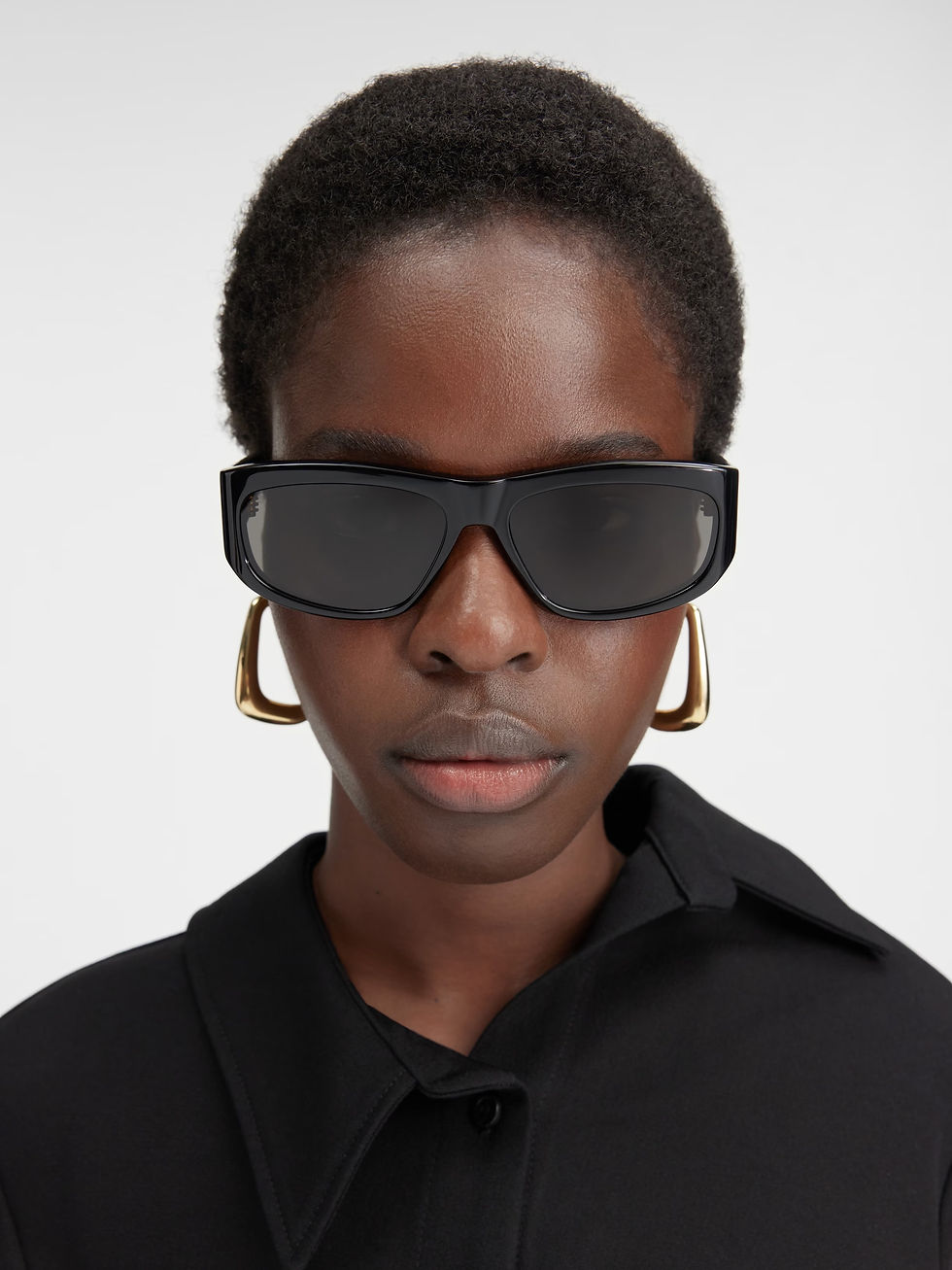 Miniature : Lunettes Jacquemus Pilota black face femme