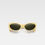 Miniature : lunettes jacquemus ovalo pale yellow