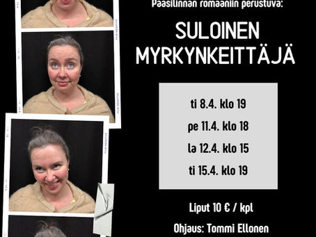 Suloinen myrkynkeittäjä -esityskausi 8.-15.4.2025
