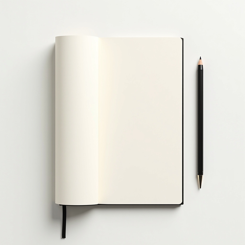 Minimalistisch Schetsboek