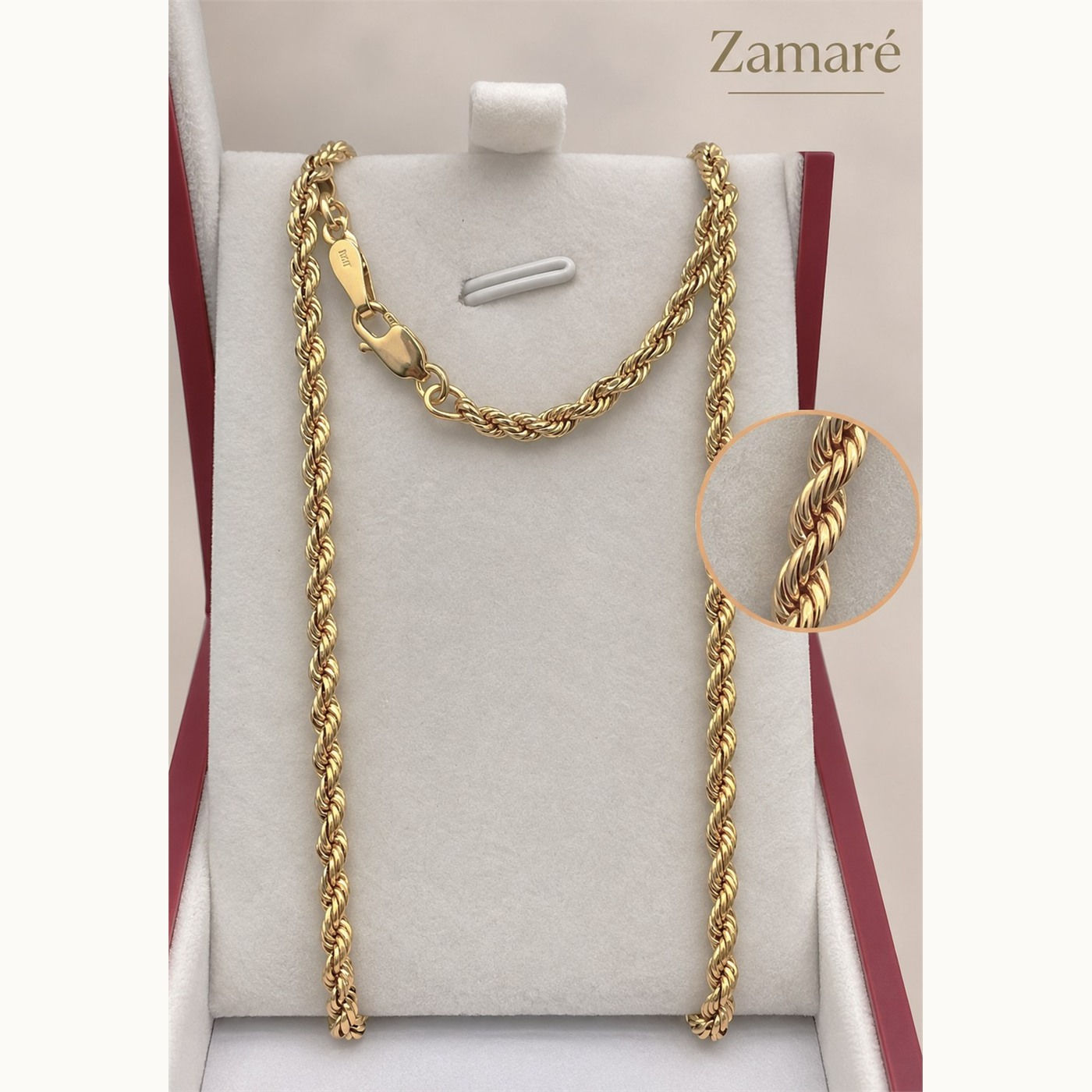 Cadena Lazo Oro 18K 45cm 6.43g
