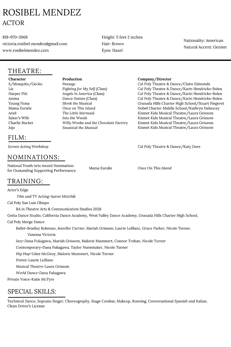 Rosibel Mendez Actor Resume Image.png