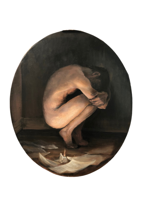 Oil painting, Landscape, Ethereal, Figure painting, Figurative Art, Classical painting, Seven Deadly sins, Wrath