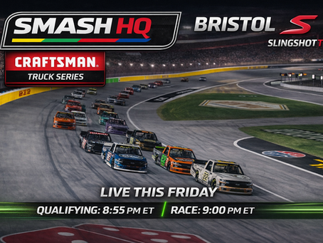 SMASH HQ iRacing Truck Series Heads to Bristol: Short Track Precision Takes Center Stage