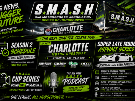 S.M.A.S.H Weekly Update: Season 2 Schedule, Charlotte Weekend, Super Late Models, and the Podcast Era Begins