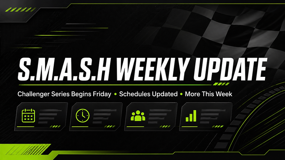 S.M.A.S.H Weekly Update: Challenger Series Begins Friday, Schedules Updated, and More on the Way