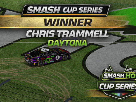 SMASH HQ iRacing Cup Series: Trammell Wins Clean Daytona Battle, No Cautions Needed
