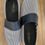 Thumbnail: Rubi Black & White Canvas Slip-On Shoes - top view showing round toe, RUBI logo in white & Size 38