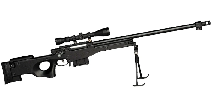Goat Guns MINIATURE BLACK SNIPER 1:4 SCALE MODEL