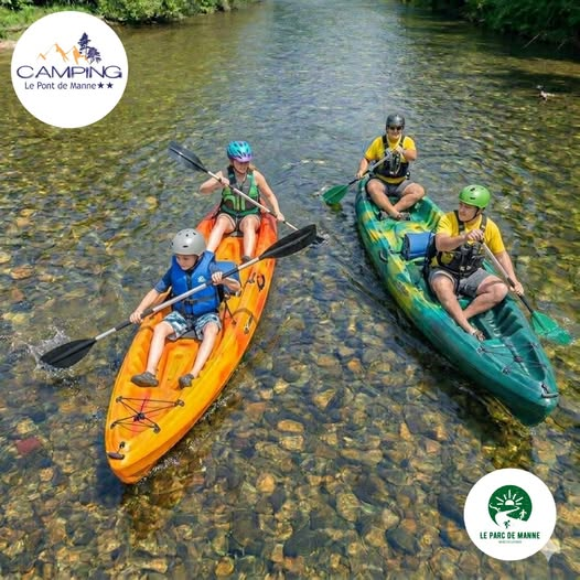 Activité canoë au camping du Pont de Manne !! 🚣