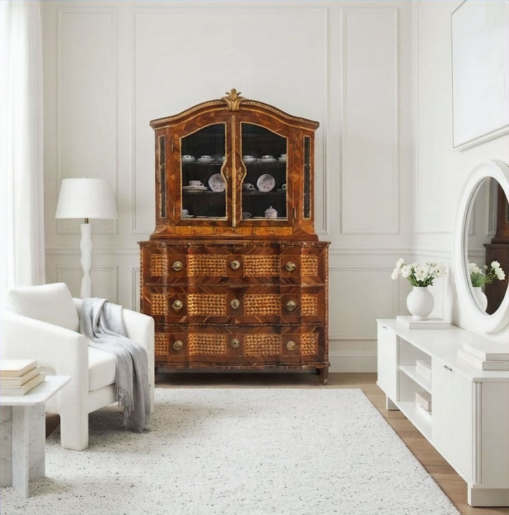 Aufsatzvitrine Barock