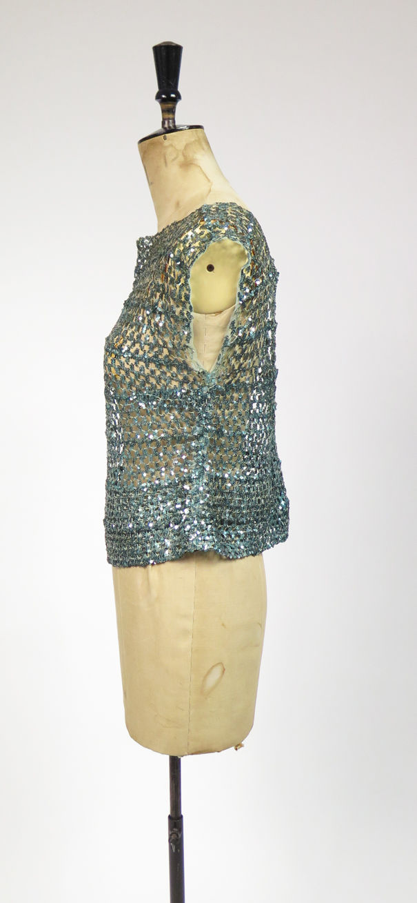 Thumbnail: 1920s Sequin Knitted Top