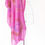 Thumbnail: 1930s Pink Silk Woven Patterned Shawl