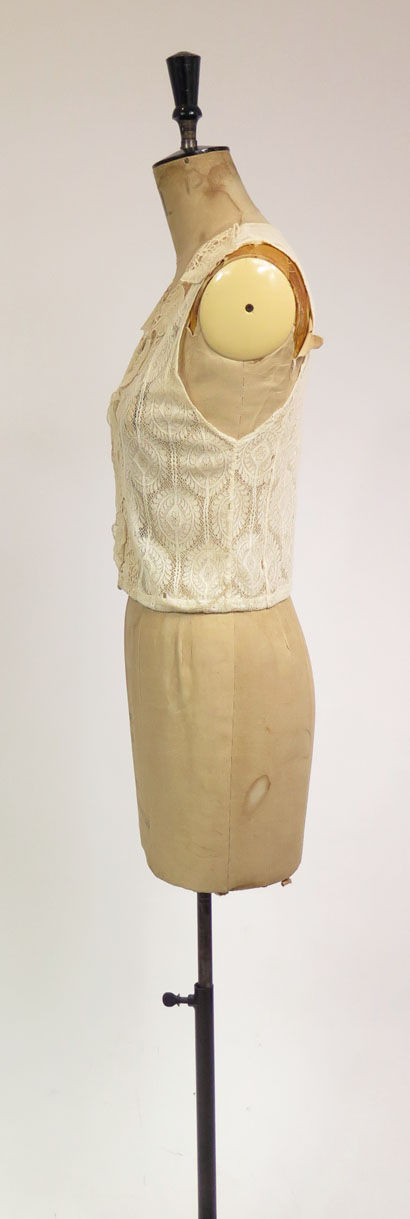 Thumbnail: 1930s Sleeveless Lace Blouse
