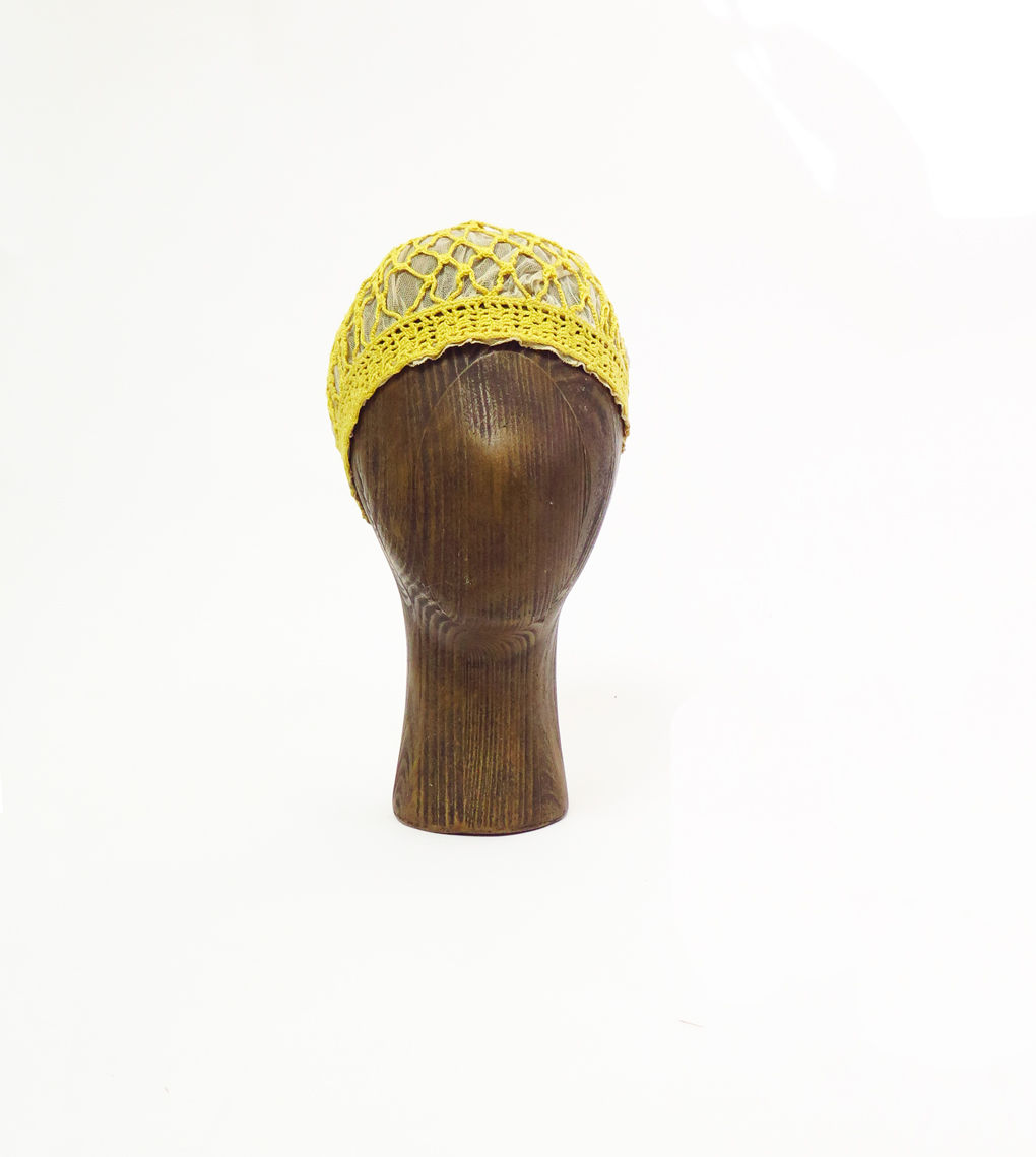 Vintage 1920s Deco Crocheted Hat